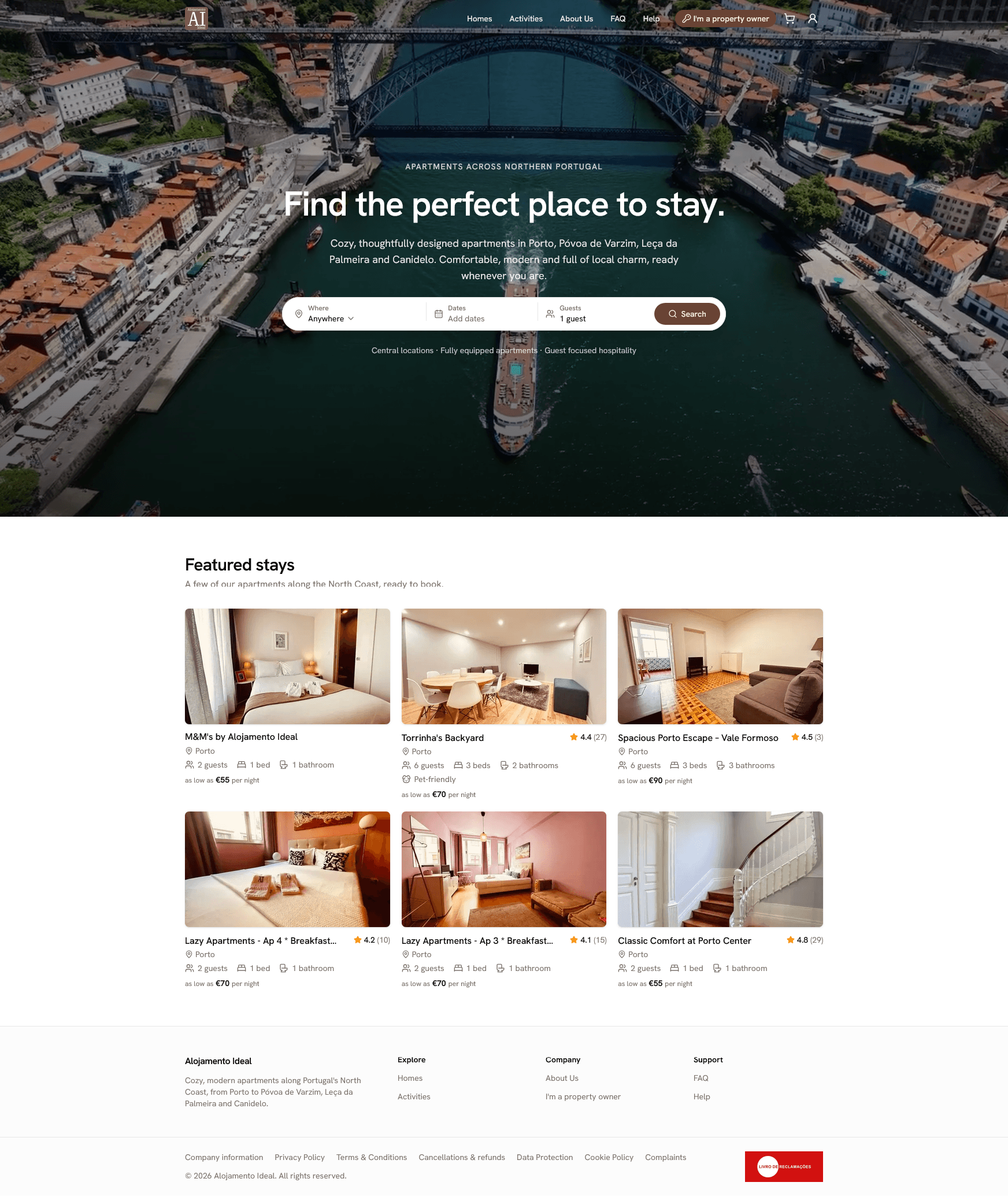 Alojamento Ideal — Rebuilding a Booking Platform as a Modern Monorepo