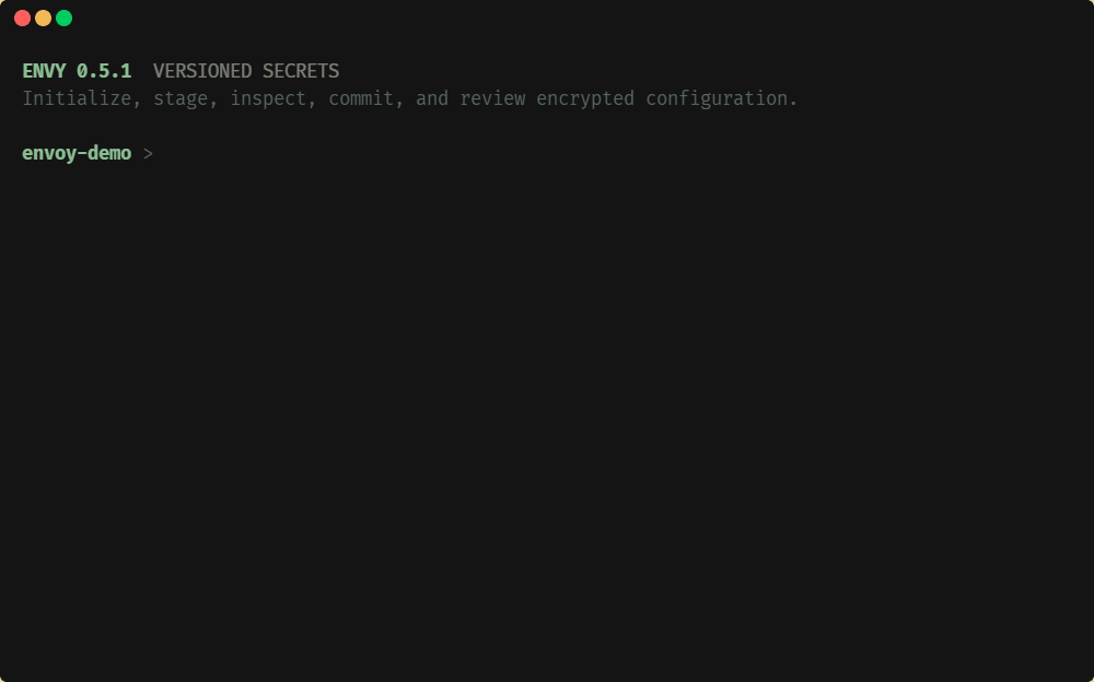 Envoy - .env file management