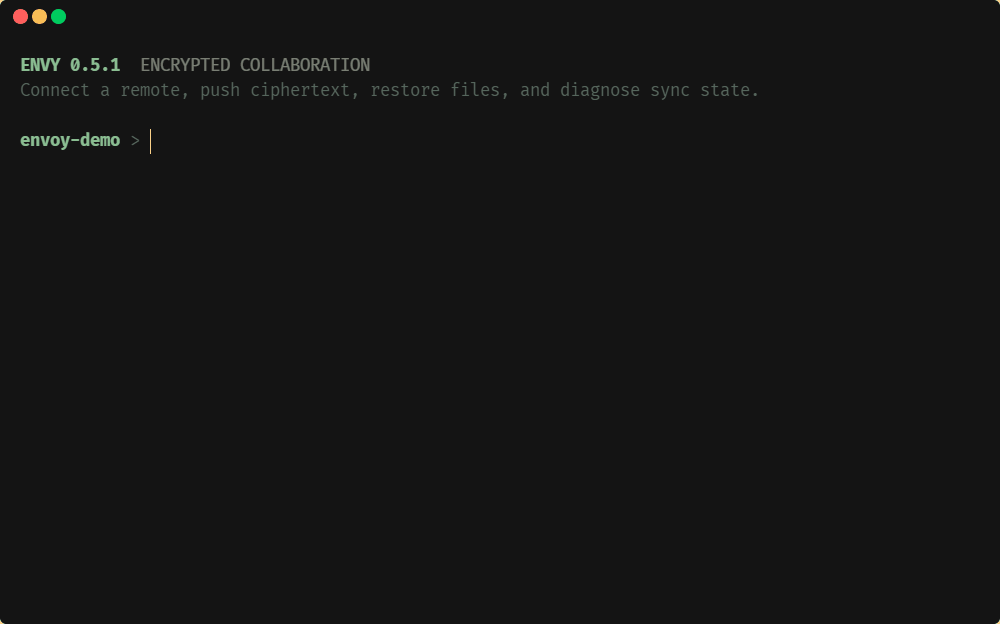Envoy - .env file management