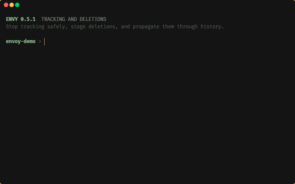 Envoy - .env file management